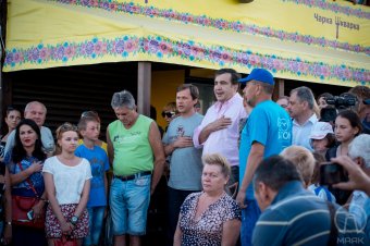 Саакашвили обещает увеличение туристов в Затоке в несколько раз (видео)