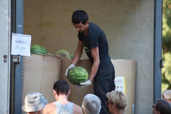 В Одессе проходят продовольственные ярмарки (фото)
