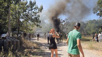 Собственник земли: На стройплощадку в районе 10-й станции Большого Фонтана неоднократно проникали вооруженные люди в масках