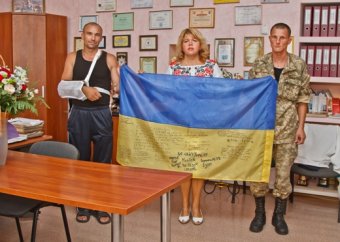В гостях у школьников Одессы побывали воины-герои АТО (фото)
