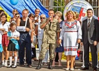 В гостях у школьников Одессы побывали воины-герои АТО (фото)