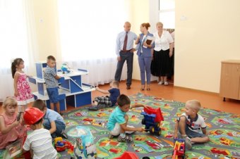Мэр Одессы Геннадий Труханов открыл детский сад на Слободке