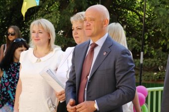 Мэр Одессы Геннадий Труханов открыл детский сад на Слободке