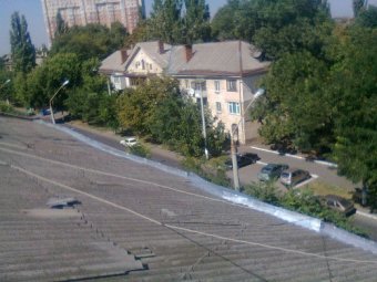 В Одессе ведется текущий ремонт конструктивных элементов зданий (фото)