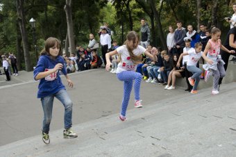 В забеге по Потемкинской лестнице приняли участие 500 одесситов