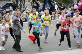 В забеге по Потемкинской лестнице приняли участие 500 одесситов