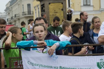 В забеге по Потемкинской лестнице приняли участие 500 одесситов