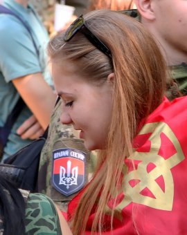 Марш в Одессе: мало, но шумно