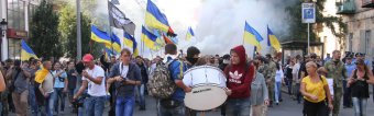 Марш в Одессе: мало, но шумно