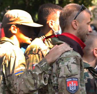 Марш в Одессе: мало, но шумно