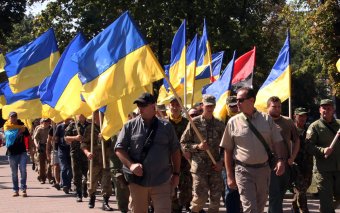 Марш в Одессе: мало, но шумно