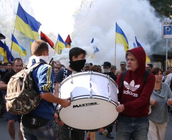 Марш в Одессе: мало, но шумно