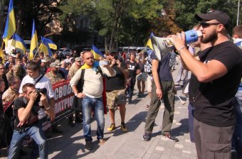 Марш в Одессе: мало, но шумно