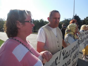 «Народное вече» под стенами ОГА: одесситы протестуют против незаконного захвата земли