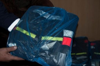 По случаю профессионального праздника Тарутинские спасатели получили боевое снаряжение от немецких коллеги (фото)