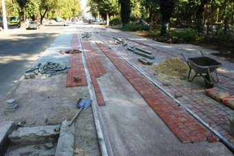 Одесские власти отчитываются о работах по благоустройству Итальянского бульвара (фото)