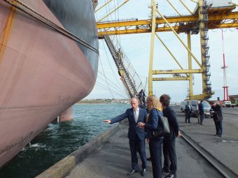 Ильичевский морской порт посетили представители двух министерств (фото)