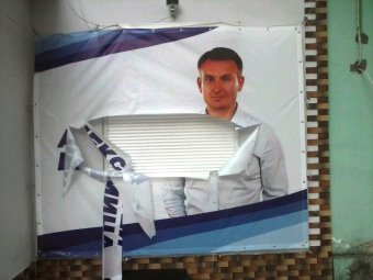Совершено повторное нападение на офис одесского кандидата от Оппозиционного блока