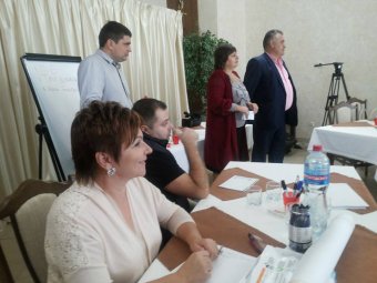 Киевские штабисты Радикальной партии тренируют Коминтерновских однопартийцев  (фото)