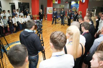 Мэр Одессы, губернатор и посол Италии посетили Украинскую федерацию таиландского бокса (фото)