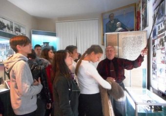 Урок «Козацької слави» прошел в одесском народном музее милиции для школьников 
