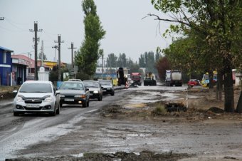 В Одессе ведется капитальный ремонт улицы Хуторской (фото)