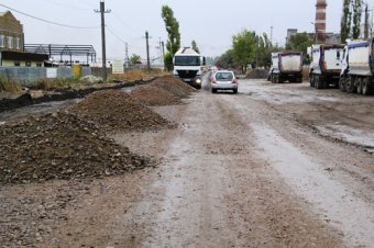 В Одессе ведется капитальный ремонт улицы Хуторской (фото)