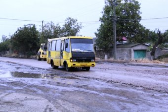 В Одессе ведется капитальный ремонт улицы Хуторской (фото)