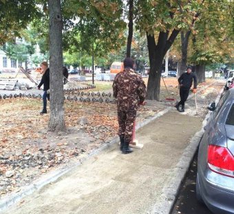 На Александровском проспекте большой ремонт (фото)