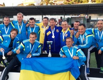 Одесские ветераны футбола стали чемпионами Европейских игр мастеров (фото)