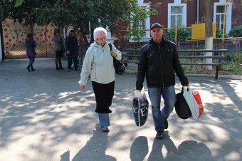 В Одесской епархии вновь выдавали гуманитарную помощь нуждающимся (фото)