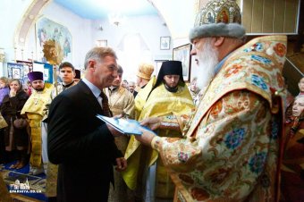 Митрополит Агафангел совершил освящение Свято-Покровского храма пгт.Сарата Одесской области (фото)