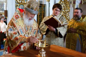 Митрополит Агафангел совершил освящение Свято-Покровского храма пгт.Сарата Одесской области (фото)