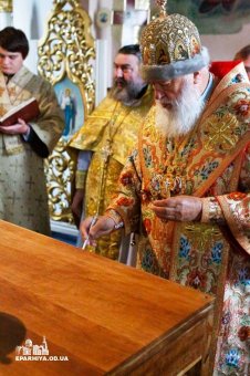 Митрополит Агафангел совершил освящение Свято-Покровского храма пгт.Сарата Одесской области (фото)