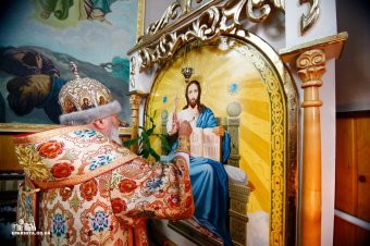 Митрополит Агафангел совершил освящение Свято-Покровского храма пгт.Сарата Одесской области (фото)