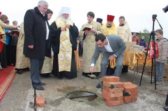В Выгоде началось строительство нового храма (фото)