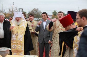 В Выгоде началось строительство нового храма (фото)