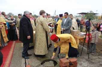 В Выгоде началось строительство нового храма (фото)