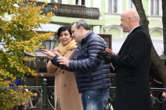 Мэр Одессы Геннадий Труханов: Мы в очередной раз напоминаем всему миру, что Одесса уникальный город: здесь даже время одесское (фото)