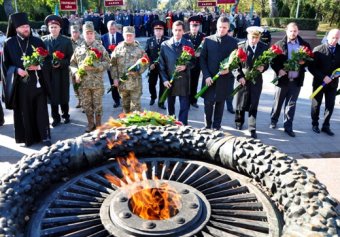 Одесситы почтили память погибших за освобождение Украины от фашистских захватчиков (фото)