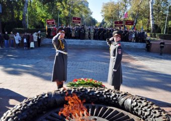 Одесситы почтили память погибших за освобождение Украины от фашистских захватчиков (фото)