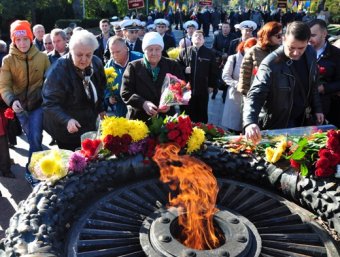 Одесситы почтили память погибших за освобождение Украины от фашистских захватчиков (фото)