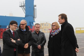Министр инфраструктуры Пивоварский посетил Одесский порт