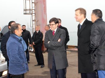Министр инфраструктуры Пивоварский посетил Одесский порт