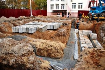 В Одесском центре реабилитации строится бассейн