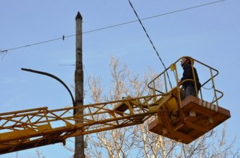 Работники КП  «Одесгорсвет» выполнили ремонт 77 воздушных и кабельных линий наружного освещения