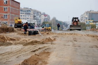 В Одессе продолжается капремонт дороги на поселке Котовского (фото)