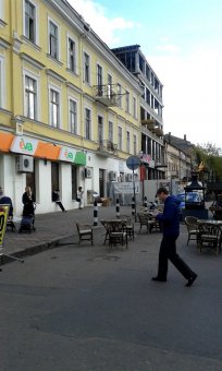 А что там строят на Дерибасовской? А, ничего! (фото)