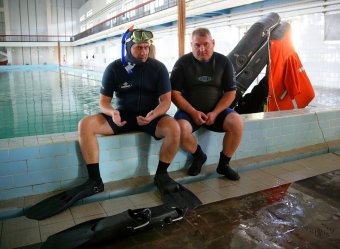 Сегодня одесские водолазы спасали людей (фото)