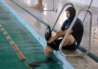 Сегодня одесские водолазы спасали людей (фото)